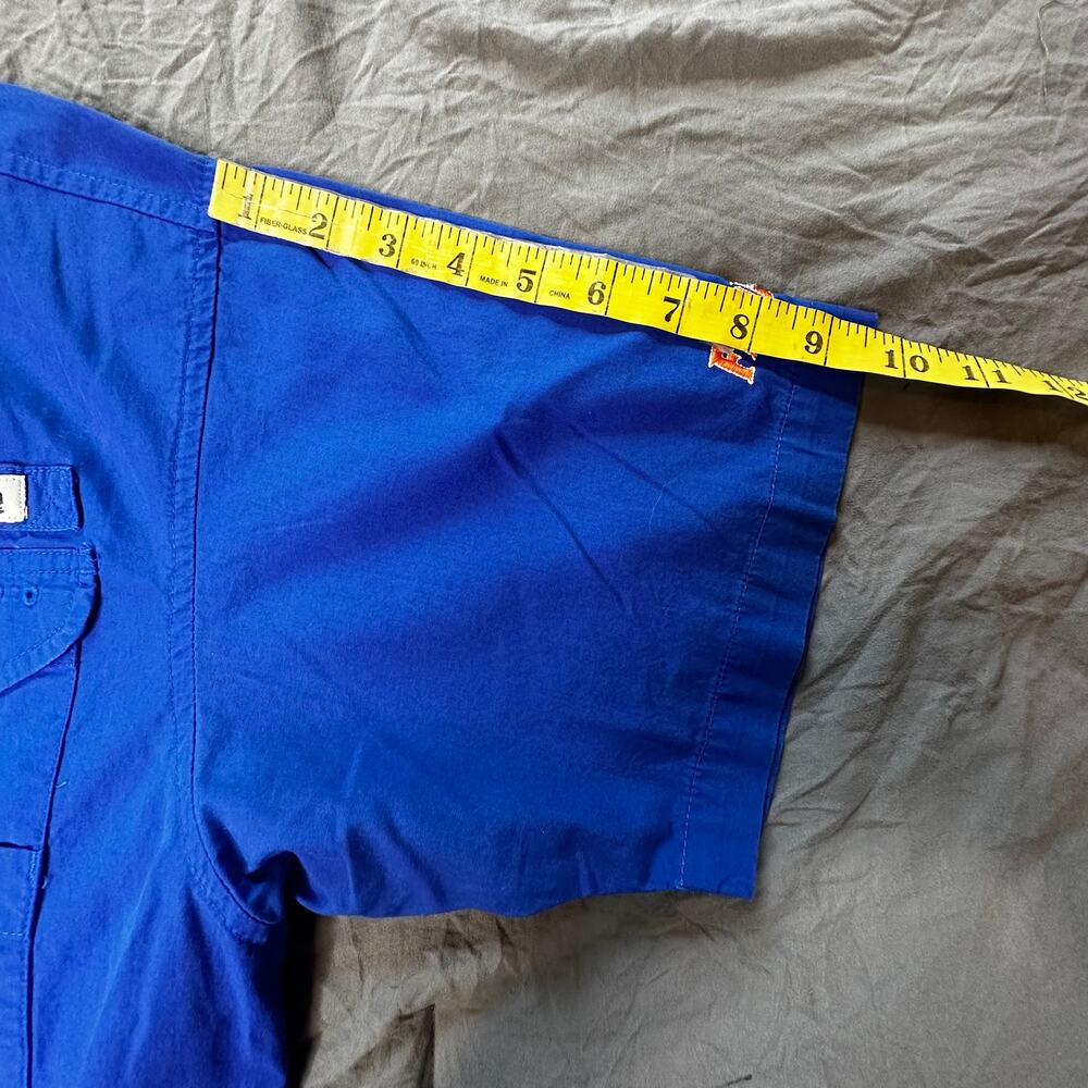 Columbia Blue Florida Gators Short Sleeve Vented Casual Button Down- S - Picture 11 of 14
